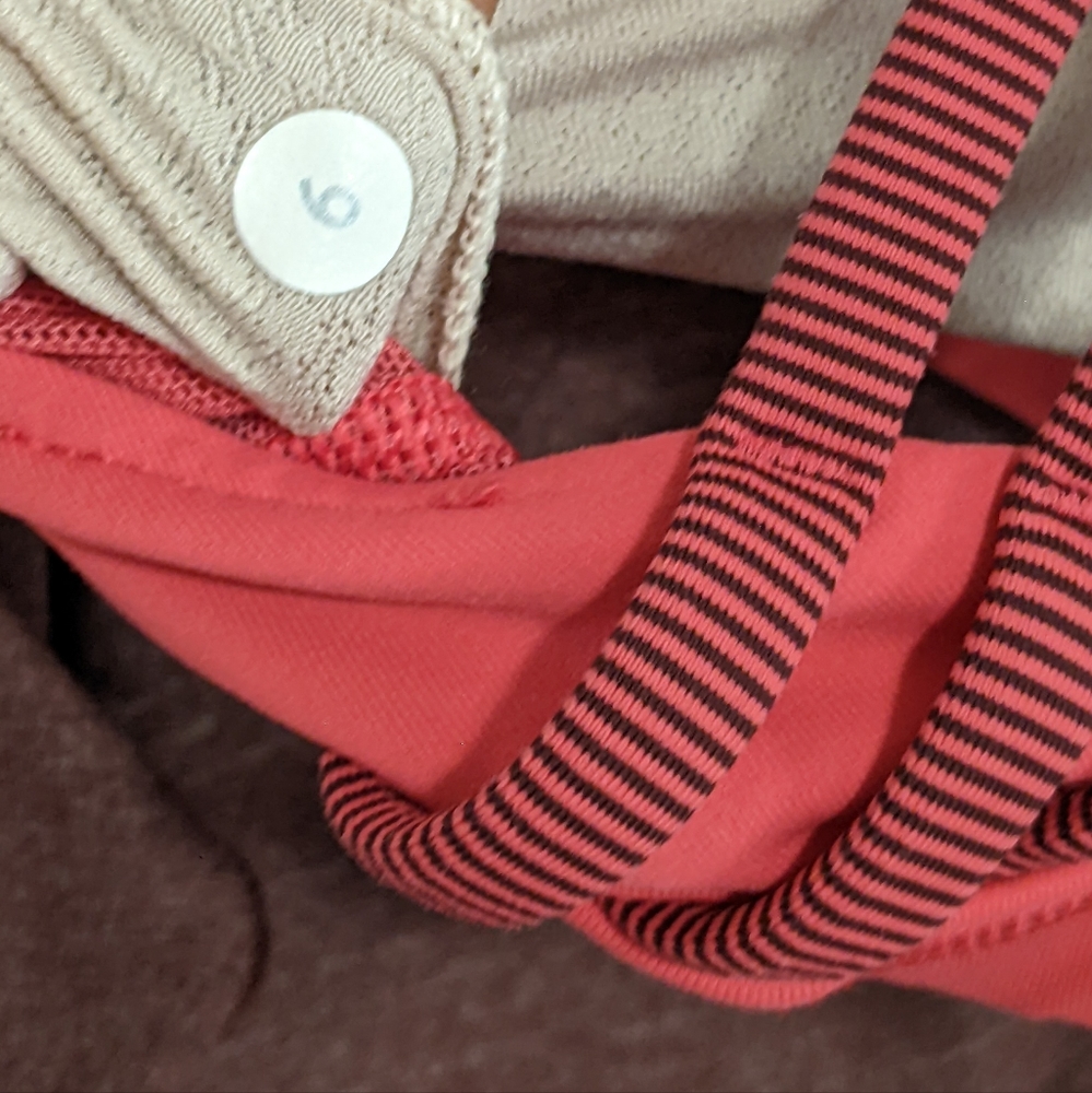 Lululemon Wild Tank Heathered Bordeaux Drama/Bon Bon Wee Stripe Bordeaux Drama 6 - Picture 15 of 16